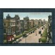 CIUDAD DE BUENOS AIRES ANTIGUA TARJETA POSTAL AVENIDA CALLAO TRANVIAS